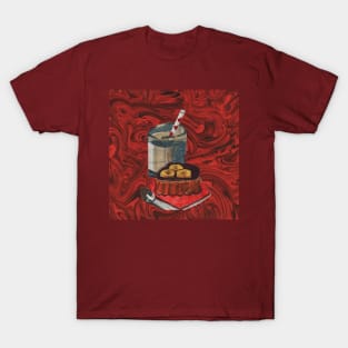 Creamy Cocktail with Bananas Jelly Dessert T-Shirt